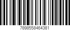 Código de barras (EAN, GTIN, SKU, ISBN): '7898558464381'