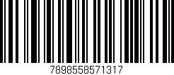 Código de barras (EAN, GTIN, SKU, ISBN): '7898558571317'