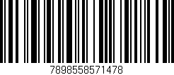 Código de barras (EAN, GTIN, SKU, ISBN): '7898558571478'