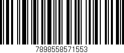 Código de barras (EAN, GTIN, SKU, ISBN): '7898558571553'