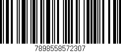 Código de barras (EAN, GTIN, SKU, ISBN): '7898558572307'