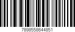 Código de barras (EAN, GTIN, SKU, ISBN): '7898558644851'