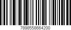 Código de barras (EAN, GTIN, SKU, ISBN): '7898558664200'