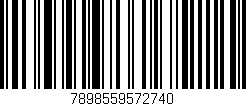 Código de barras (EAN, GTIN, SKU, ISBN): '7898559572740'