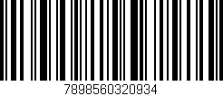 Código de barras (EAN, GTIN, SKU, ISBN): '7898560320934'