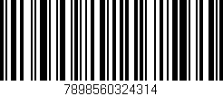 Código de barras (EAN, GTIN, SKU, ISBN): '7898560324314'