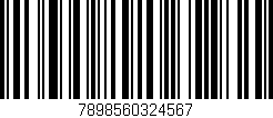 Código de barras (EAN, GTIN, SKU, ISBN): '7898560324567'