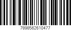 Código de barras (EAN, GTIN, SKU, ISBN): '7898562610477'
