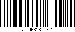 Código de barras (EAN, GTIN, SKU, ISBN): '7898562692671'