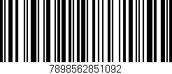 Código de barras (EAN, GTIN, SKU, ISBN): '7898562851092'