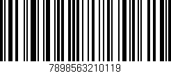 Código de barras (EAN, GTIN, SKU, ISBN): '7898563210119'