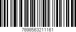 Código de barras (EAN, GTIN, SKU, ISBN): '7898563211161'