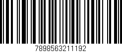 Código de barras (EAN, GTIN, SKU, ISBN): '7898563211192'