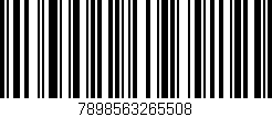 Código de barras (EAN, GTIN, SKU, ISBN): '7898563265508'