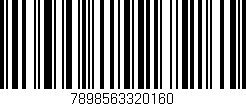 Código de barras (EAN, GTIN, SKU, ISBN): '7898563320160'