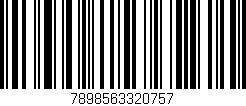 Código de barras (EAN, GTIN, SKU, ISBN): '7898563320757'