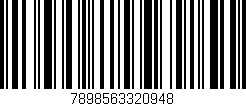 Código de barras (EAN, GTIN, SKU, ISBN): '7898563320948'