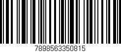 Código de barras (EAN, GTIN, SKU, ISBN): '7898563350815'