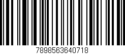 Código de barras (EAN, GTIN, SKU, ISBN): '7898563640718'
