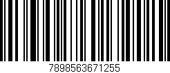 Código de barras (EAN, GTIN, SKU, ISBN): '7898563671255'