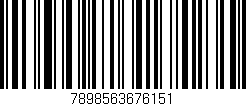 Código de barras (EAN, GTIN, SKU, ISBN): '7898563676151'