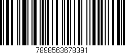 Código de barras (EAN, GTIN, SKU, ISBN): '7898563678391'