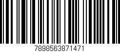Código de barras (EAN, GTIN, SKU, ISBN): '7898563871471'