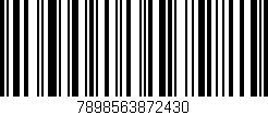 Código de barras (EAN, GTIN, SKU, ISBN): '7898563872430'