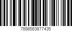 Código de barras (EAN, GTIN, SKU, ISBN): '7898563877435'
