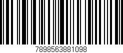 Código de barras (EAN, GTIN, SKU, ISBN): '7898563881098'