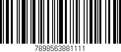Código de barras (EAN, GTIN, SKU, ISBN): '7898563881111'