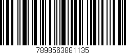Código de barras (EAN, GTIN, SKU, ISBN): '7898563881135'