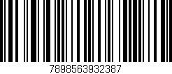 Código de barras (EAN, GTIN, SKU, ISBN): '7898563932387'