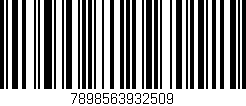 Código de barras (EAN, GTIN, SKU, ISBN): '7898563932509'