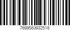 Código de barras (EAN, GTIN, SKU, ISBN): '7898563932516'