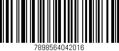 Código de barras (EAN, GTIN, SKU, ISBN): '7898564042016'