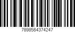 Código de barras (EAN, GTIN, SKU, ISBN): '7898564374247'