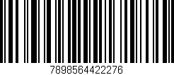 Código de barras (EAN, GTIN, SKU, ISBN): '7898564422276'