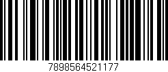 Código de barras (EAN, GTIN, SKU, ISBN): '7898564521177'