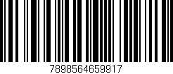 Código de barras (EAN, GTIN, SKU, ISBN): '7898564659917'