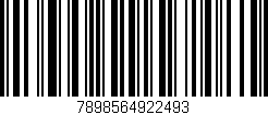 Código de barras (EAN, GTIN, SKU, ISBN): '7898564922493'