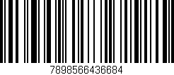 Código de barras (EAN, GTIN, SKU, ISBN): '7898566436684'