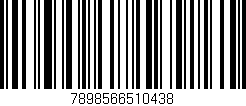 Código de barras (EAN, GTIN, SKU, ISBN): '7898566510438'