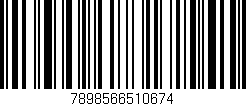 Código de barras (EAN, GTIN, SKU, ISBN): '7898566510674'
