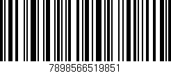 Código de barras (EAN, GTIN, SKU, ISBN): '7898566519851'
