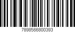 Código de barras (EAN, GTIN, SKU, ISBN): '7898566800393'