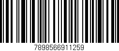 Código de barras (EAN, GTIN, SKU, ISBN): '7898566911259'