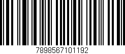 Código de barras (EAN, GTIN, SKU, ISBN): '7898567101192'