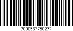Código de barras (EAN, GTIN, SKU, ISBN): '7898567750277'