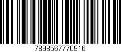 Código de barras (EAN, GTIN, SKU, ISBN): '7898567770916'